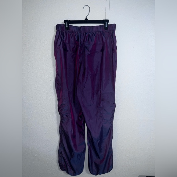 Wild Fable Woman’s Color Shifting Purple Parachute Pants - Picture 2 of 2